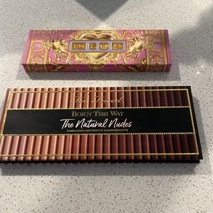Pat McGrath Bronze Bliss / Too faced the natural nudes eyeshadow palettes